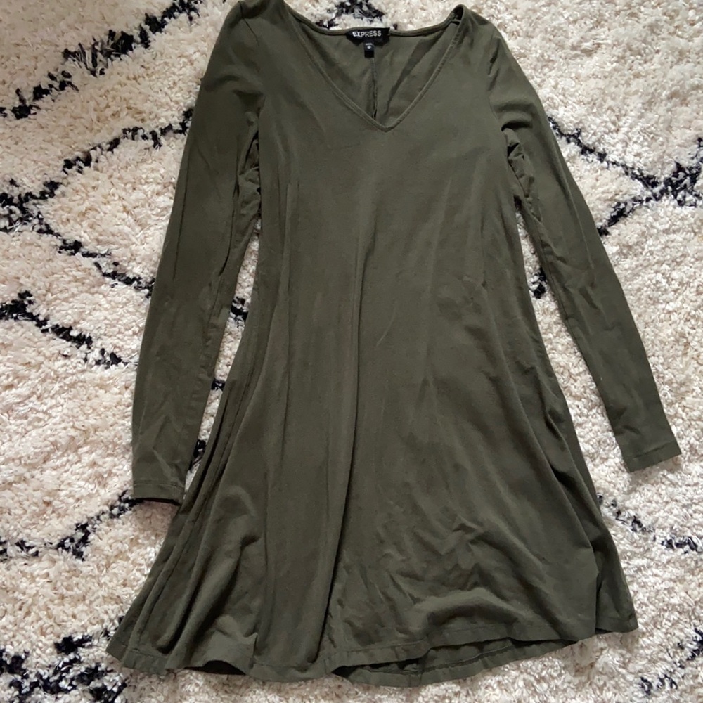 Army green dress